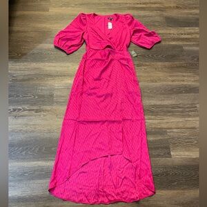 Express. Pink Long Dress. S. Never Worn With Tags.